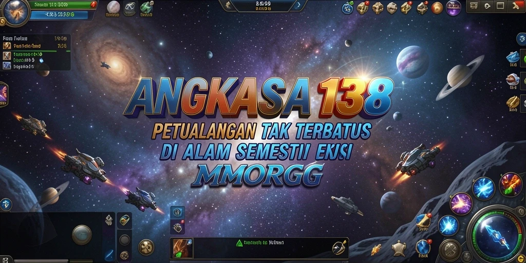 Tampilan menakjubkan dari gameplay ANGKASA138 dalam dunia MMORPG.