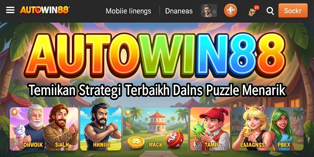 Screenshot gameplay AUTOWIN88 menampilkan berbagai puzzle yang menantang.