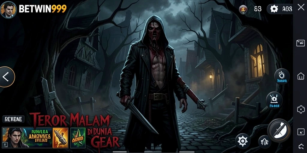 Gameplay BETWIN999 yang menegangkan dan menyeramkan.