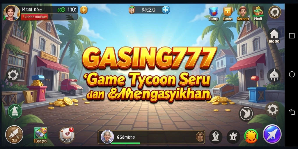 Tampilan layar permainan <strong>GASING777</strong> yang seru dan penuh warna.