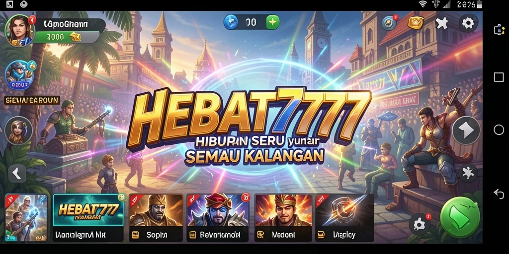 Tampilan menarik dari gameplay HEBAT777 yang seru.