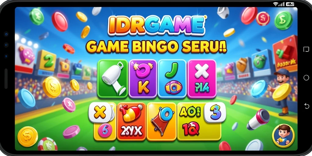 Screenshot gameplay IDRGAME yang menampilkan keseruan permainan Bingo.
