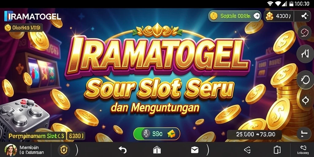 Tampilan menarik dari gameplay Slot di IRAMATOGEL.