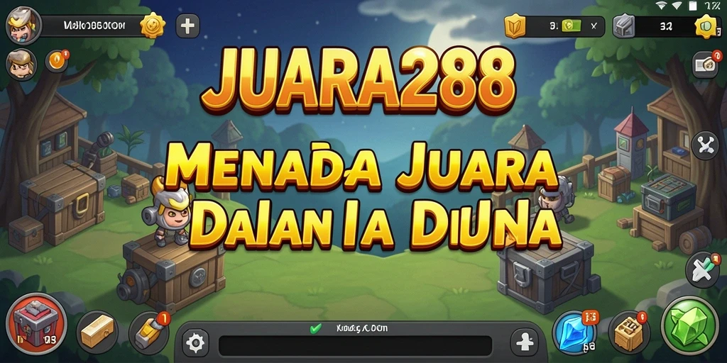 Tampilan dominan gameplay Idle JUARA288 dengan karakter beraksi.