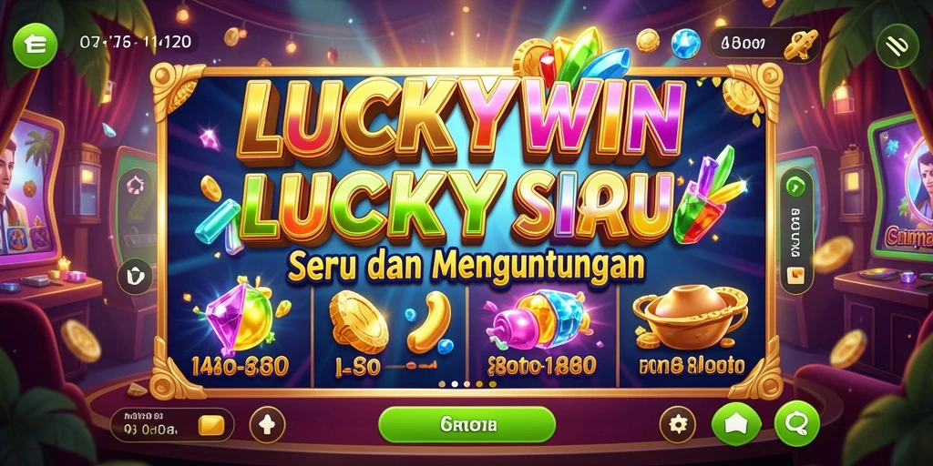 Tampilan gameplay LUCKYWIN yang mengasyikkan dan penuh warna.