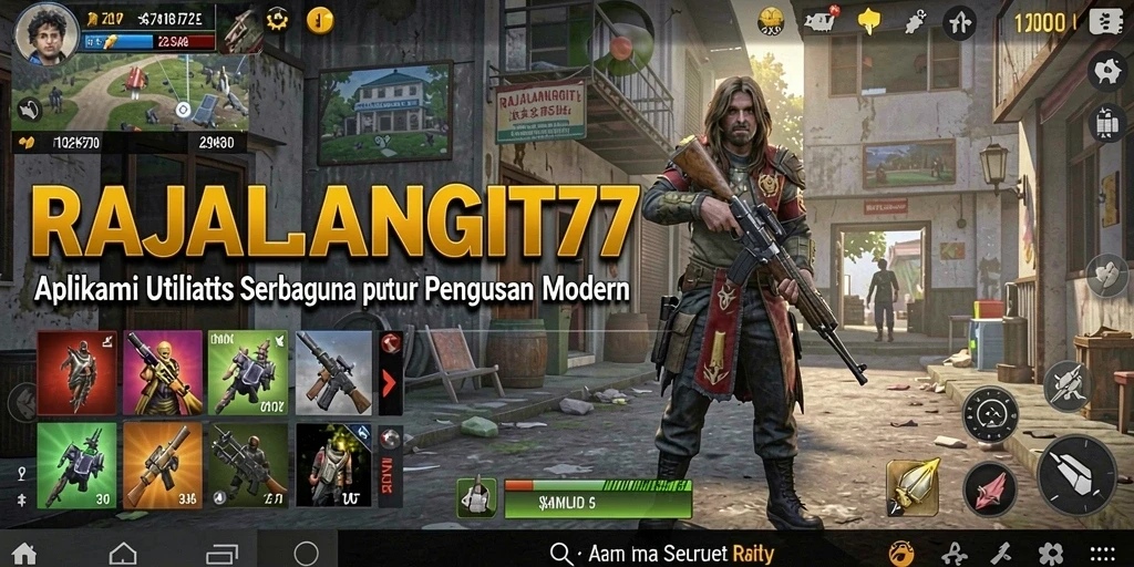 Tampilan antarmuka utama RAJALANGIT77 yang menarik dan fungsional.