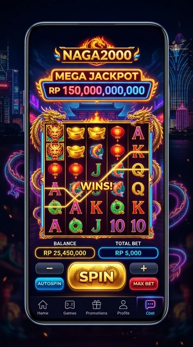 Skrinsut aplikasi kerja di dalam platform naga2000.